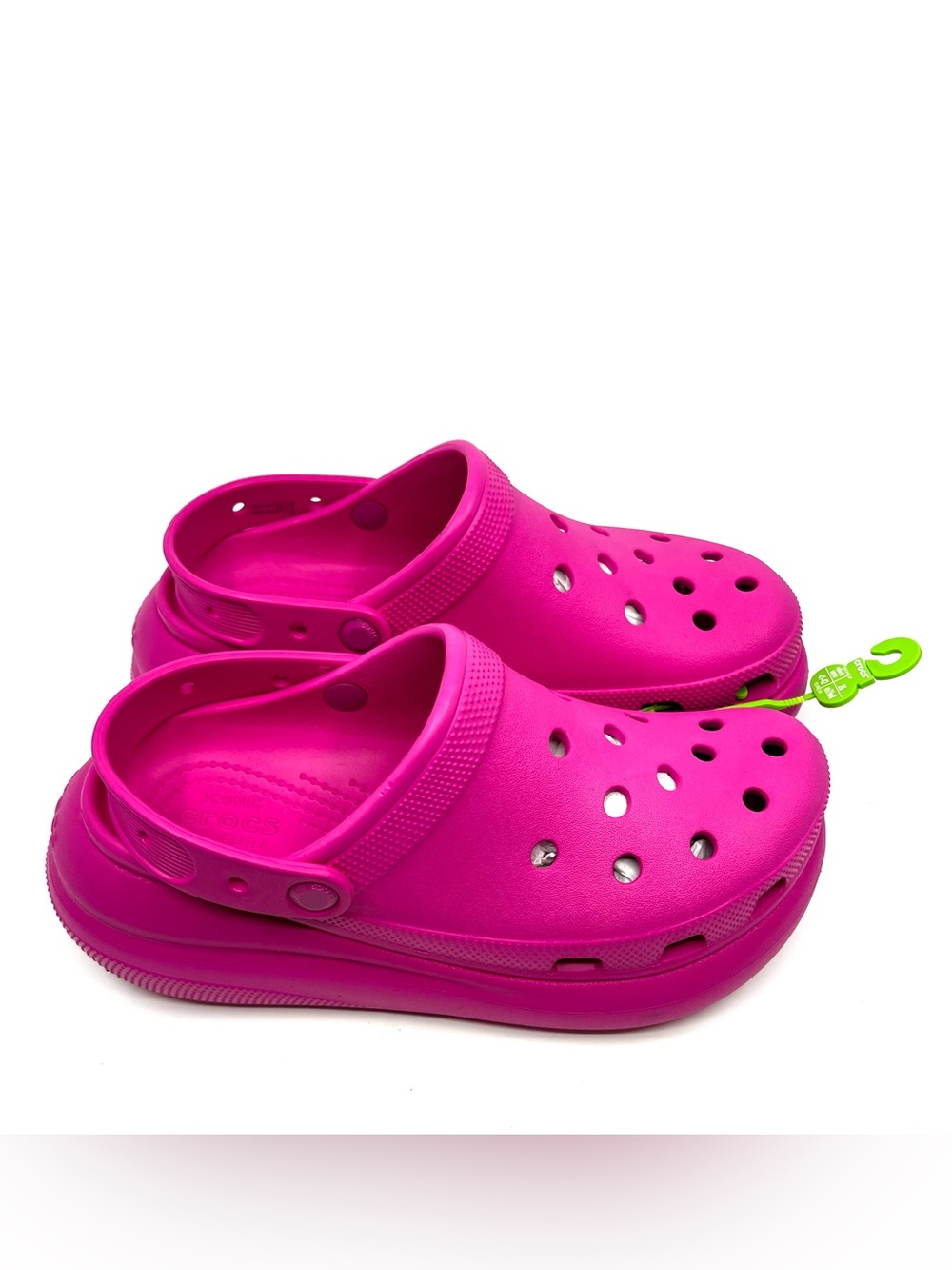 NWT Crocs Pink Classic Crush Clog Platform 
Shoes (Unisex Sizing). W 10 / M 8